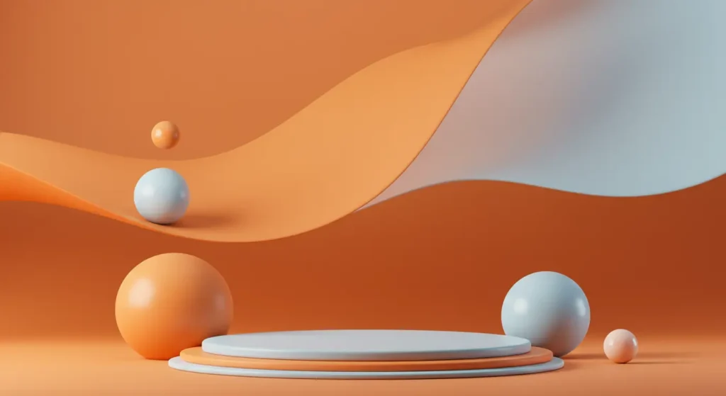Abstract illustration symbolizing Sexleksaker: Din guide till ökad intimitet i relationen with soft shapes